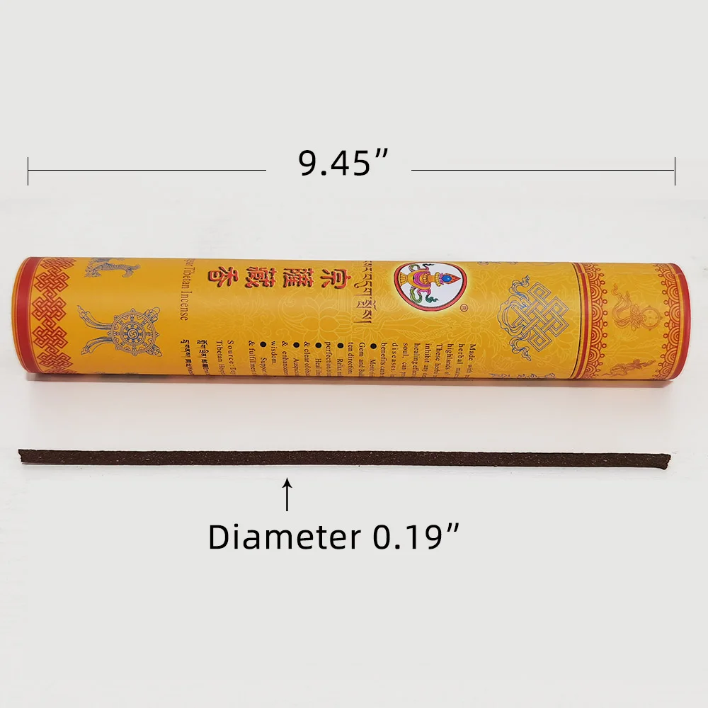 Tibetan Temple Incense Sticks Home Aromatherapy Religious Meditation Traditional Handmade Rich Aroma Create Soothing Atmosphere