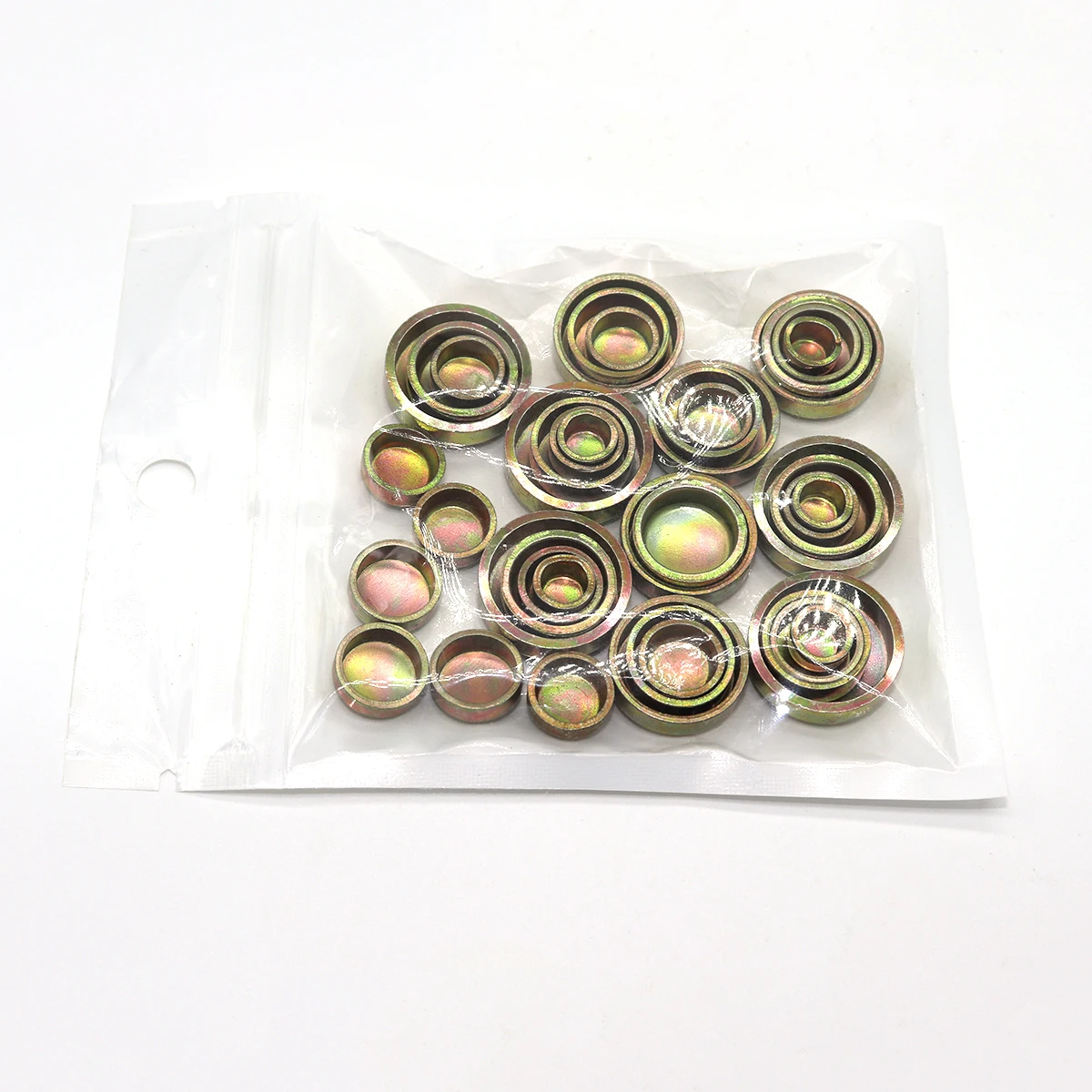 Universal Engine Core Plug Set Freeze Expansion Welch Plug Cover Zinc Plated Cup Cylinder Head Block O-Ring Cap Car Accessories
