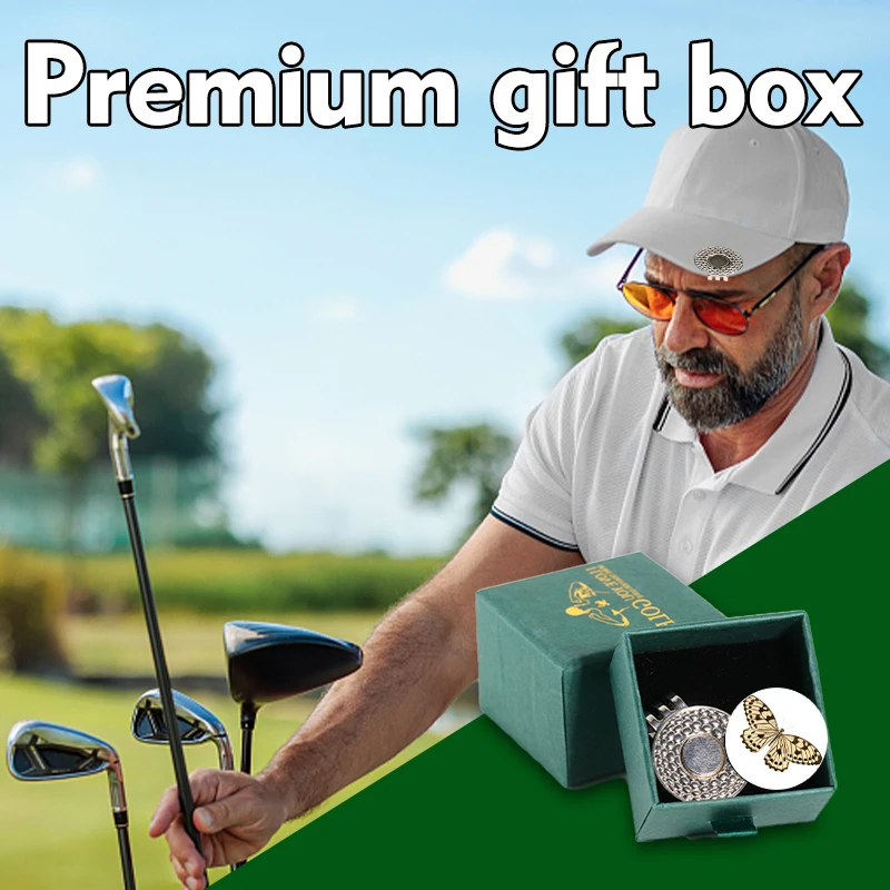 Pennarello magnetico A sfera, pennarello per berretto da golf, confezione regalo, un nuovo regalo di compleanno, farfalla, palla, cappello, cintura, borsa, decorat di gioielli da donna