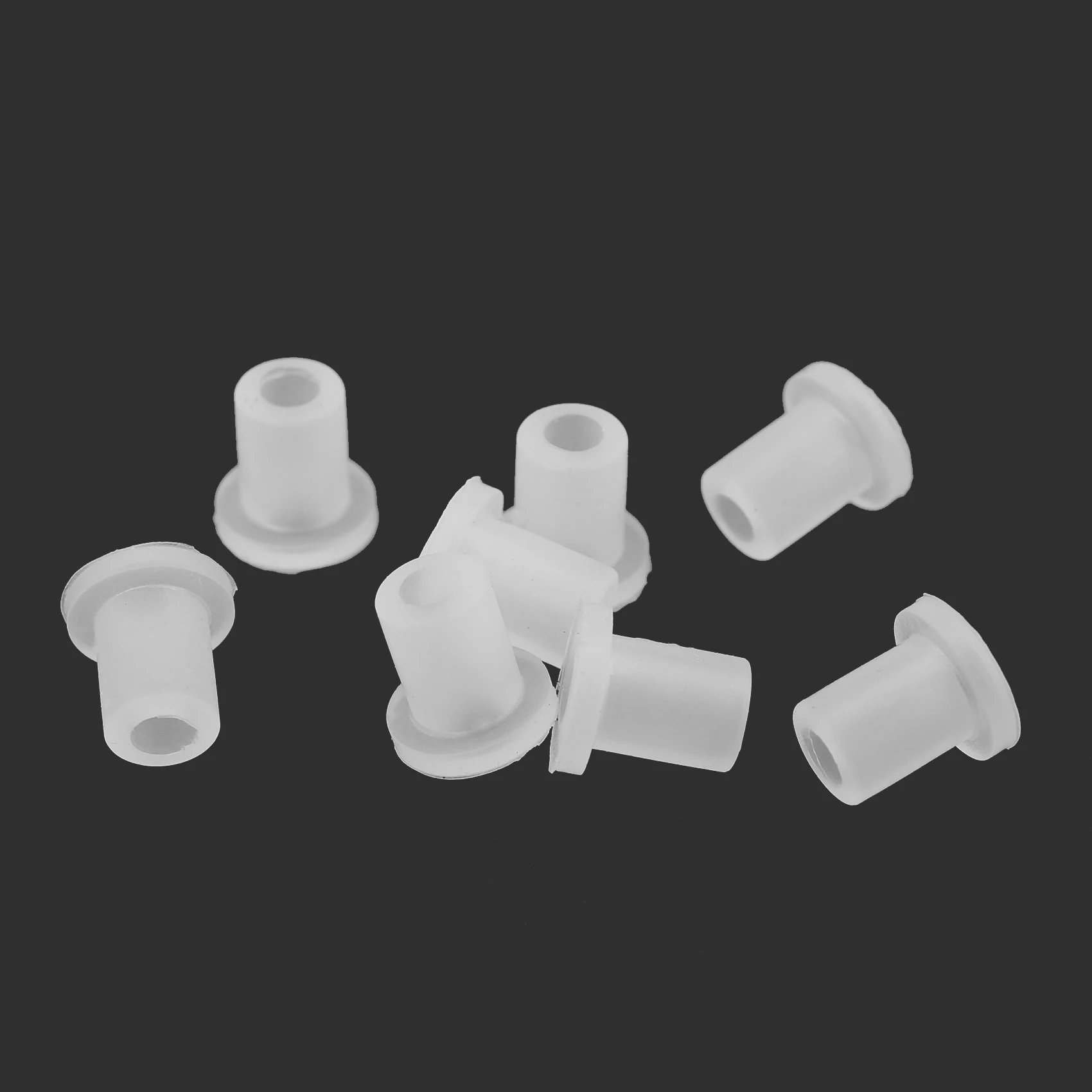 A64I 100PCS Tube Rubber Hollow Sealing Plug Cartridge Elbow Stopper Fitting
