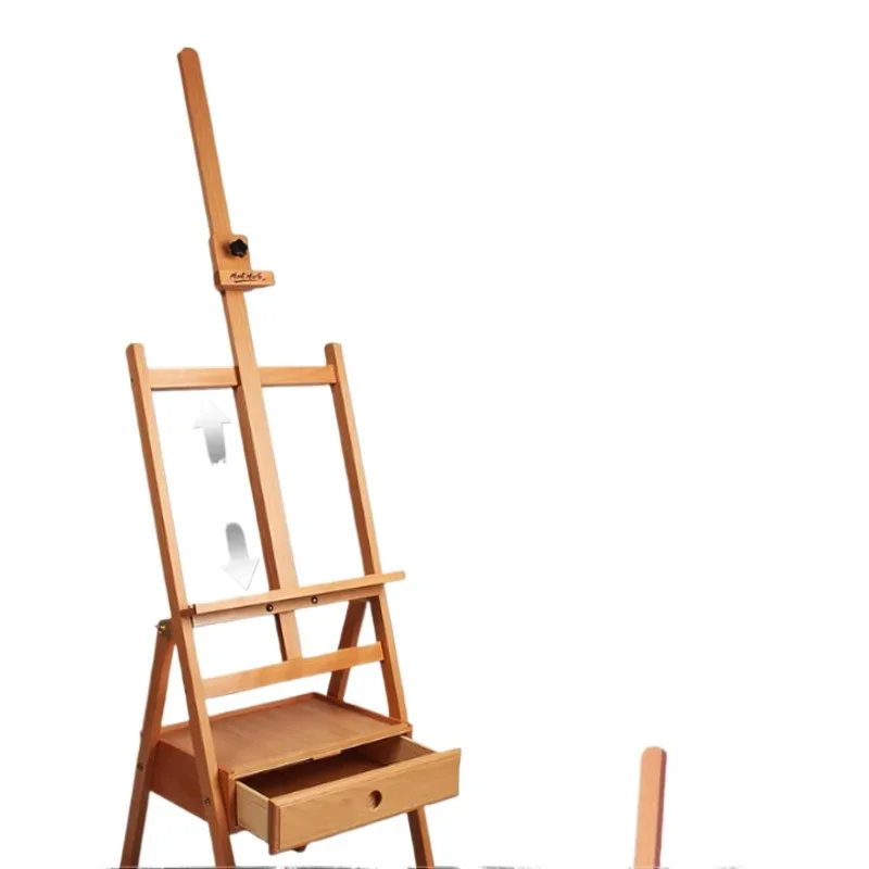 

Beech box easel with drawers sketch