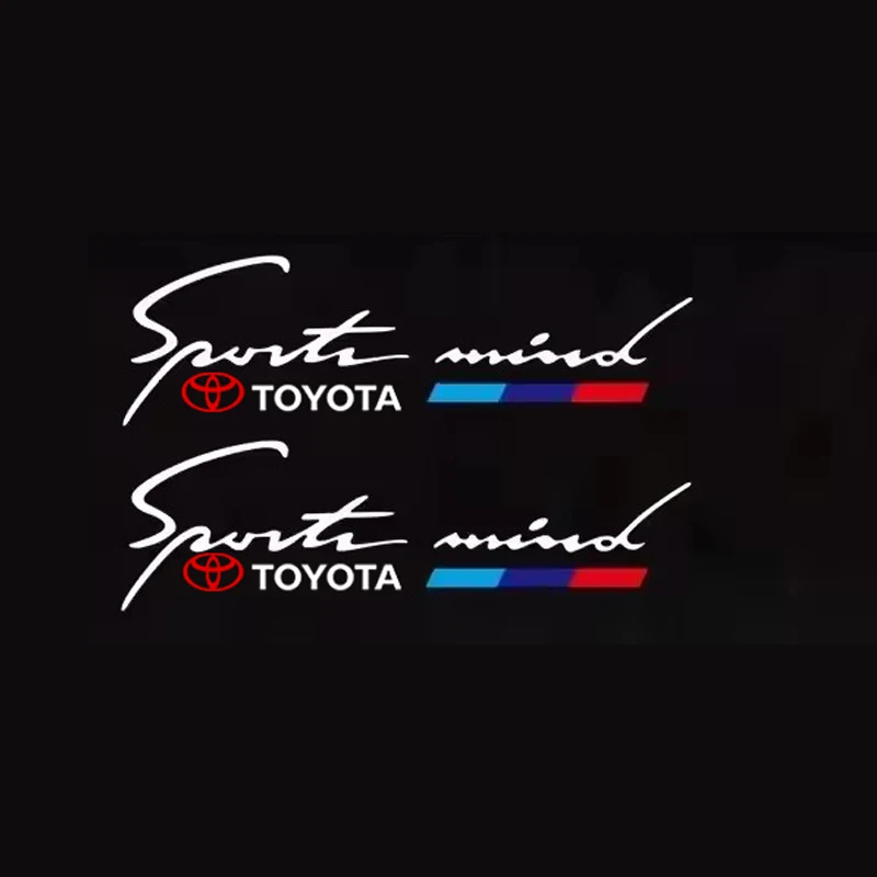 جديد MPower أداء جسم السيارة ملصق لتويوتا كورولا يارس شر أوريس RAV4 لاند كروزر كامري برادو اكسسوارات #2