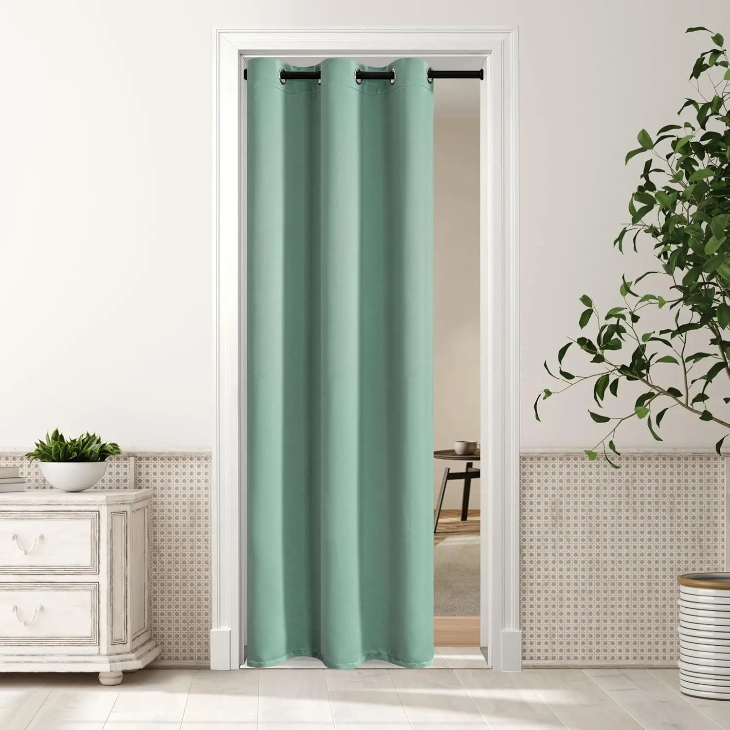 

Шторы Aqua Closet для дверных проемов, затемняющие шторы для гостиной, затемняющие шторы с люверсами для спальни, термошторы