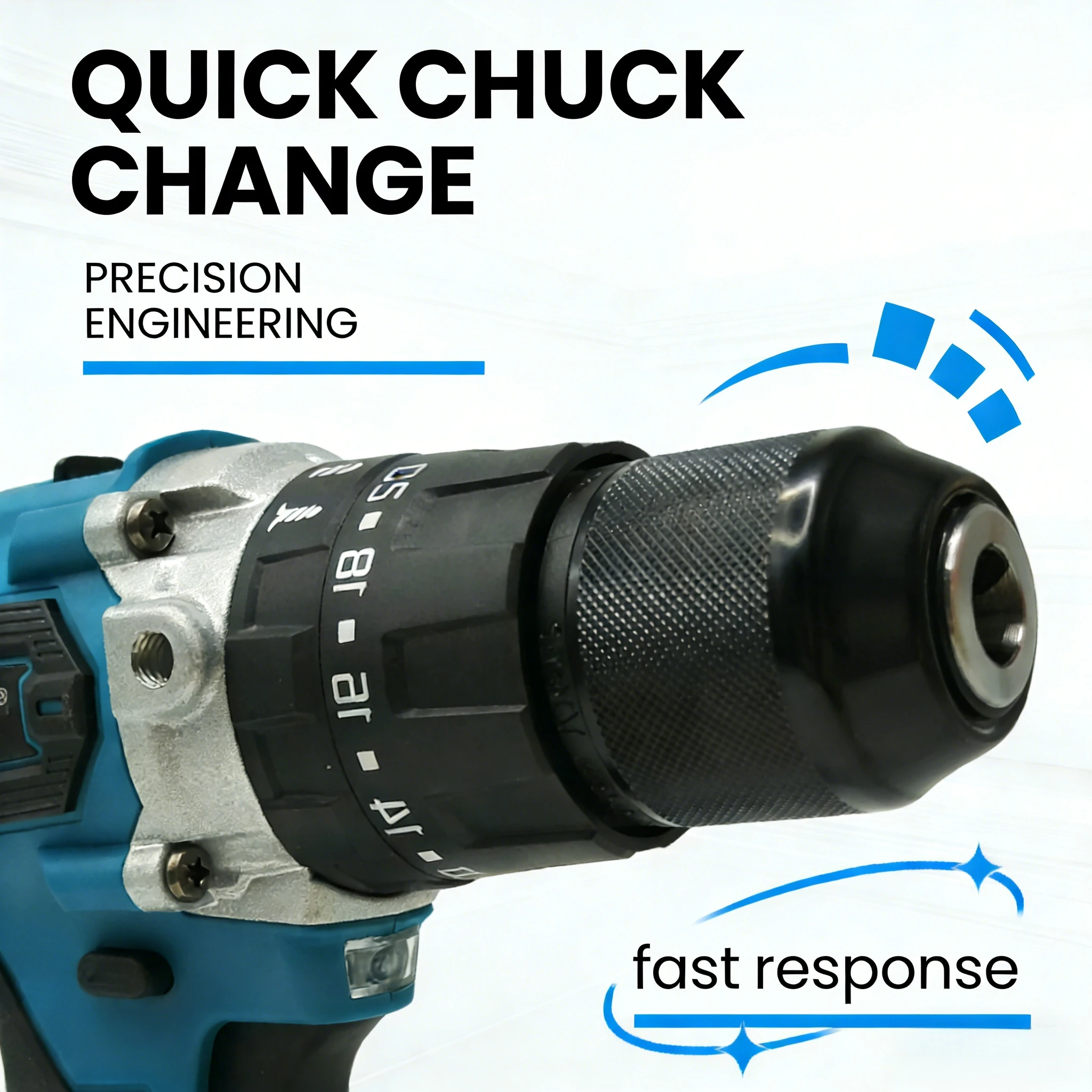 FAAOTU DDF487 13mm 18V lithium electric rechargeable hand drill Compatible with MT batteries without charger and battery