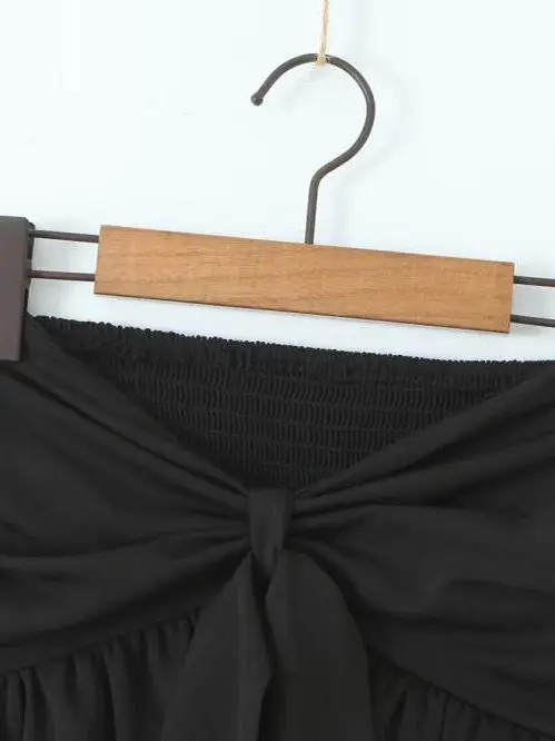 Sexy oulder Bared ort Vest Design Sense Personalizzato Corda intrecciata Avvolgente Petto Vintage Street Sle Colore Trendy Women'...