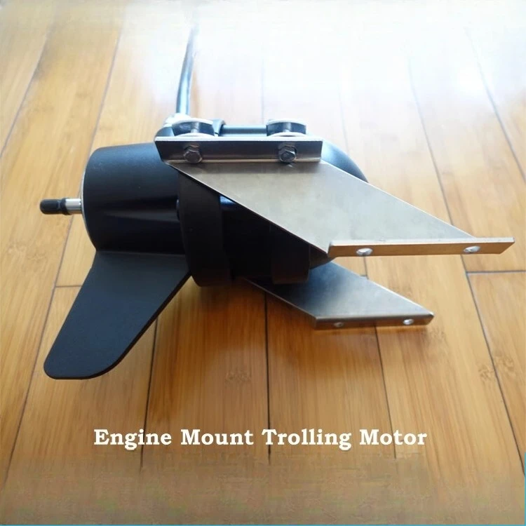 12/24/36/48V 735-2700W Brushless Motor Marine Outboard Suspended Underwater Mount Electric Thruster for Boat/Kayak/ROV