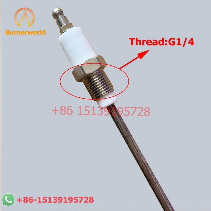Customize Size Ignition Rod Deteting Rod Industrial Kiln Detecting Rod Industrial Furnace Probe