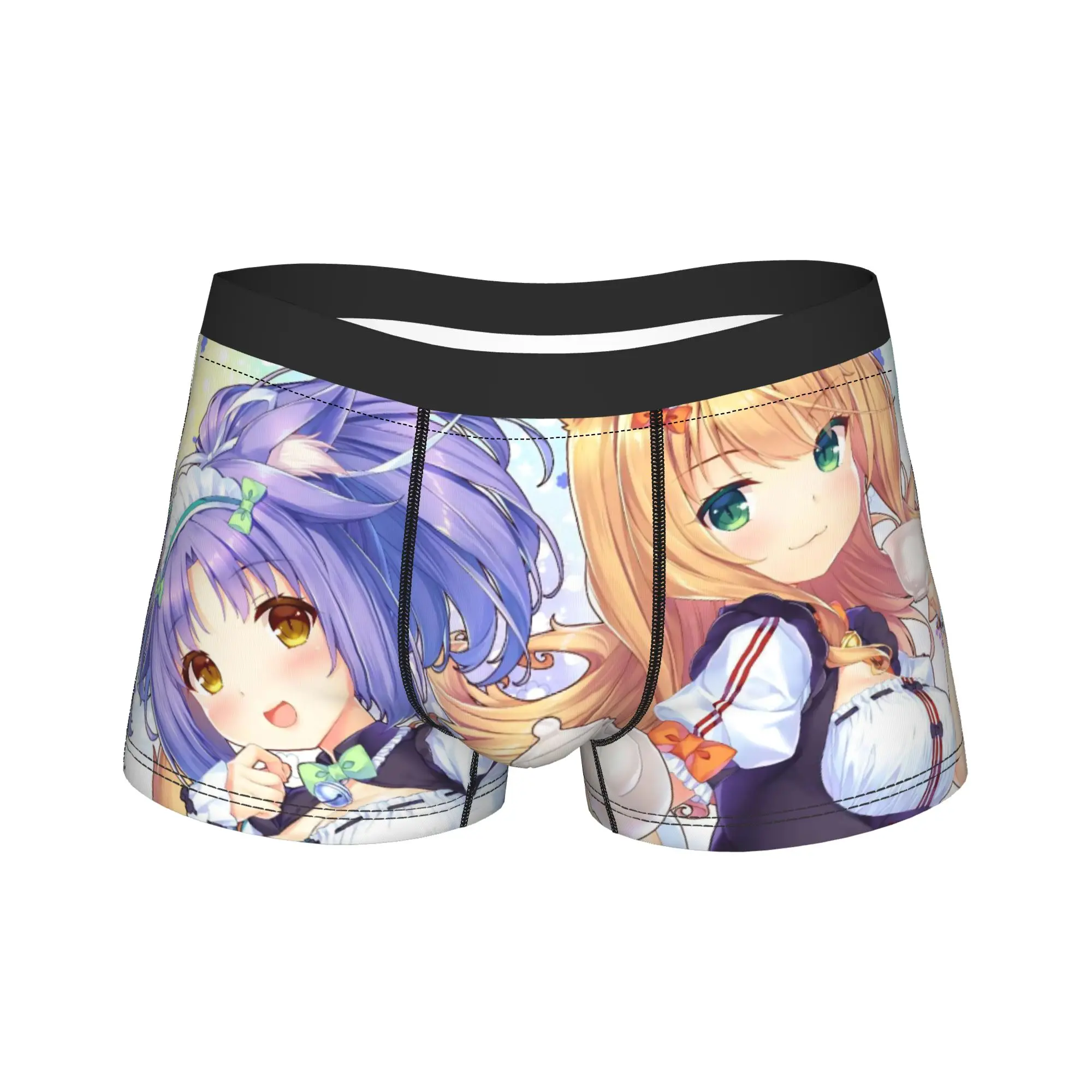 

Humor Boxer Nekopara Cartoon Shorts Panties Briefs Men Underwear Games Soft Underpants for Homme S-XXL