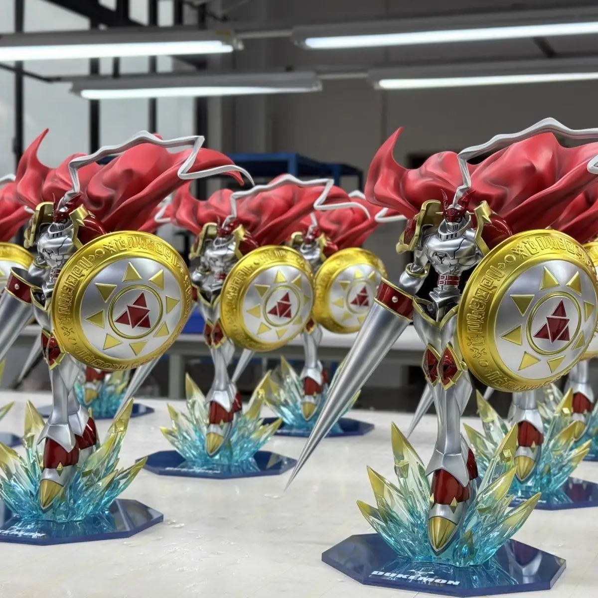 Digimon Tamers Gallantmon Dukemon Royal Knights Anime PVC Action Figure Model Toy 22cm Movable PVC Statue Toy Gift view 2