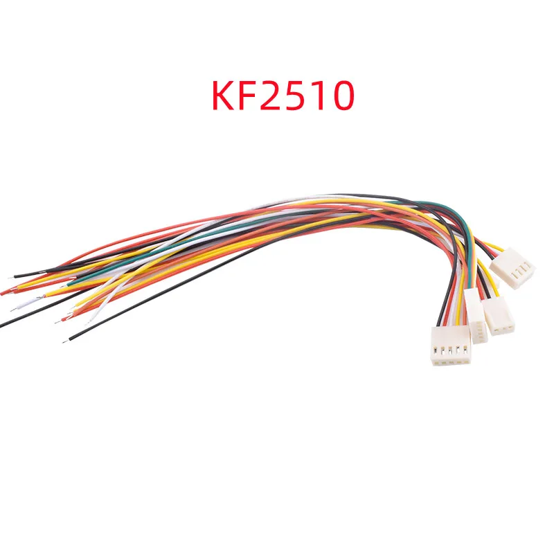 

5pcs KF2510 Terminal Wire 2.54mm Spacing 2/3/4/5/6/7/8/9/10P Single Head Electronic Wire 26AWG Connecting Wire Length 20cm