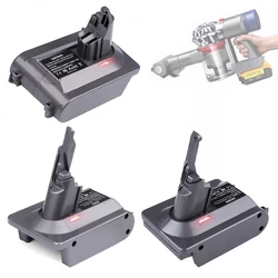 Battery Adapter Convert for Dewalt 18V 20V Li-ion Battery To for Dyson V6 V7 V8 Battery for Dyson Cordless Vacuum Cleaners Use