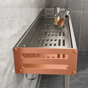 Multifunktionale Aluminiumwand -Gewürze Rack Artikelregal Küchenwerkzeuge 10 Hauptverkaufshop für Store - №6
