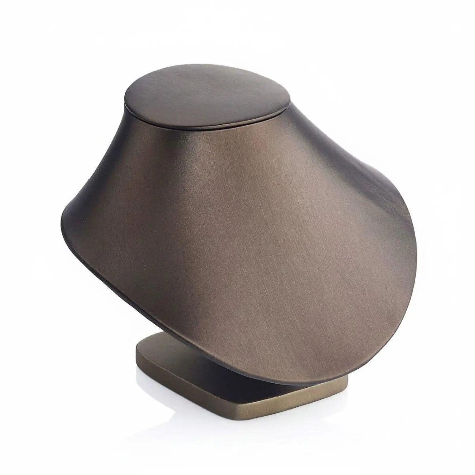 Necklace Display Stand PU Leather Jewelry Bust Showcase Stand for Jewelry Store Countertop Organizer
