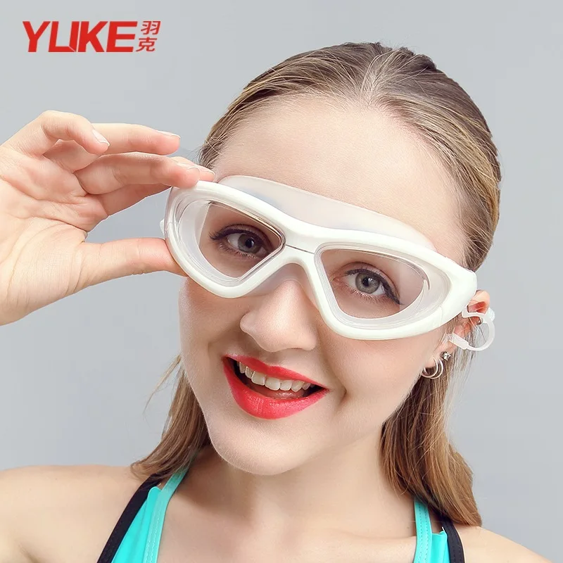 Professional Swimming Waterproof soft silicone glasses swim Eyewear Anti-Fog UV men women goggles for Adult