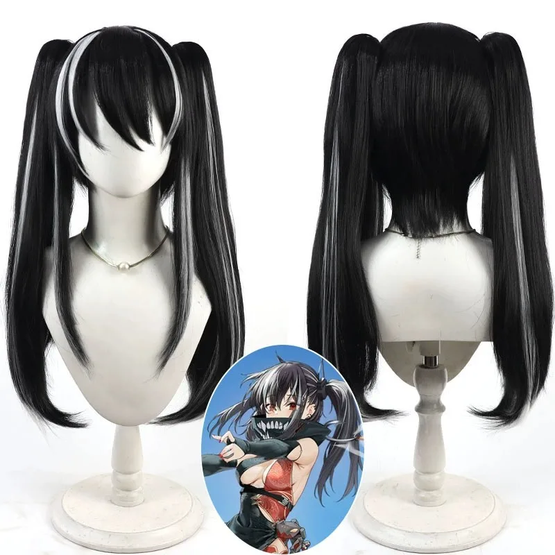 u-47-cosplay-wigs-game-azur-lane-u-47-70cm-long-straight-black-mixed-white-ponytail-wig-heat-resistant-synthetic-hair