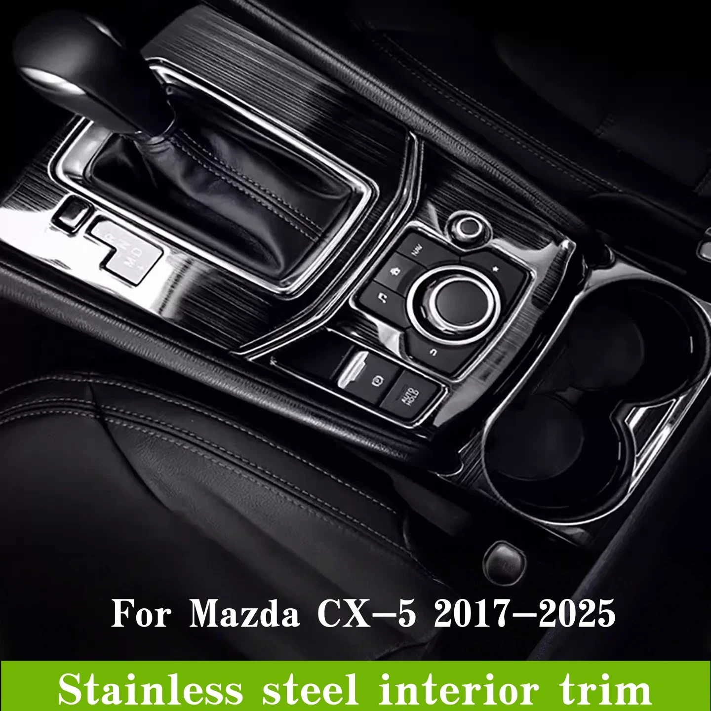 

Car Gear Shift Box Central Control Panel Cover Sticker Trim Strip Garnish For Mazda CX-5 CX5 LHD RHD 2017-2021 2022 2023 2025