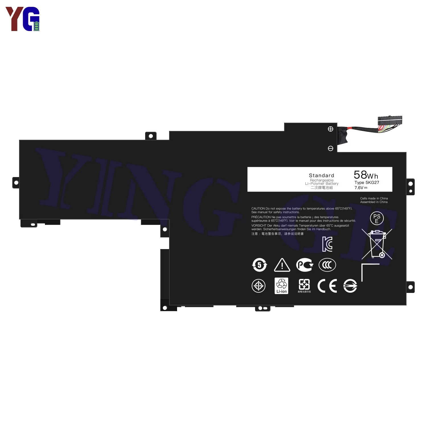 5KG27 7800mAh Laptop Battery For Dell Inspiron 14 7000 14-7437 P42G Replacement Battery +Free Tools