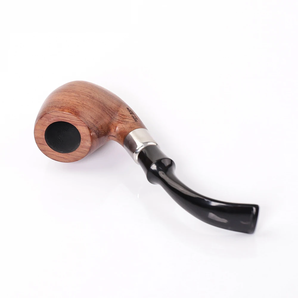 Old Fox Rosewood Tobacco Apple Pipe Set Accessories 9MM Activated Carbon Paper Filter Sandalwood Smoking Pipe With 10 Tools Kits