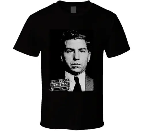 Lucky Luciano Mafia T Shirt