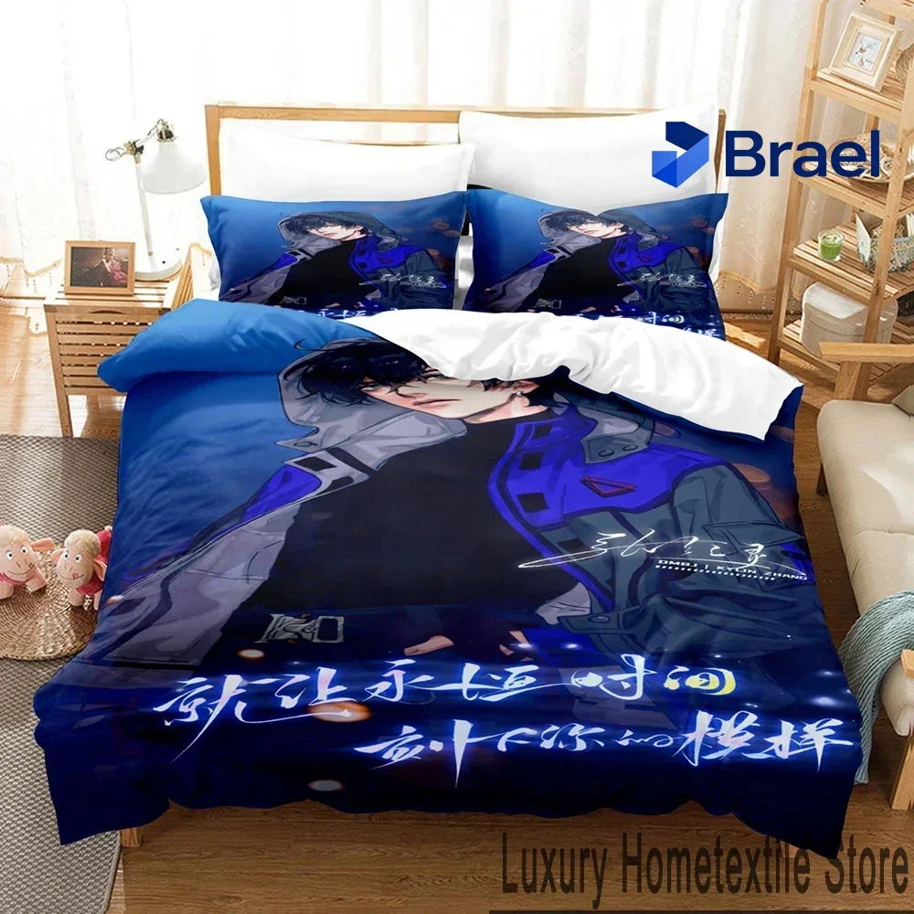 Exquisite 3D Print Zhang Qiling The Lost Tomb Bedding Set,Duvet Cover Bed Set Quilt Cover Pillowcase,King Queen Twin Size Boys G