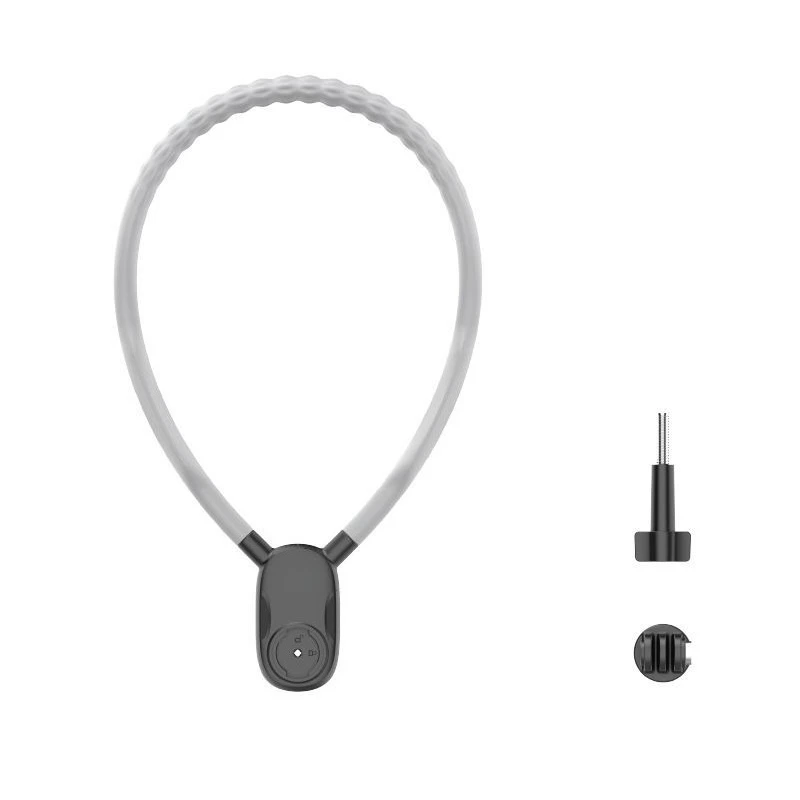 Action camera neck bracket, chest fixation from a first perspective