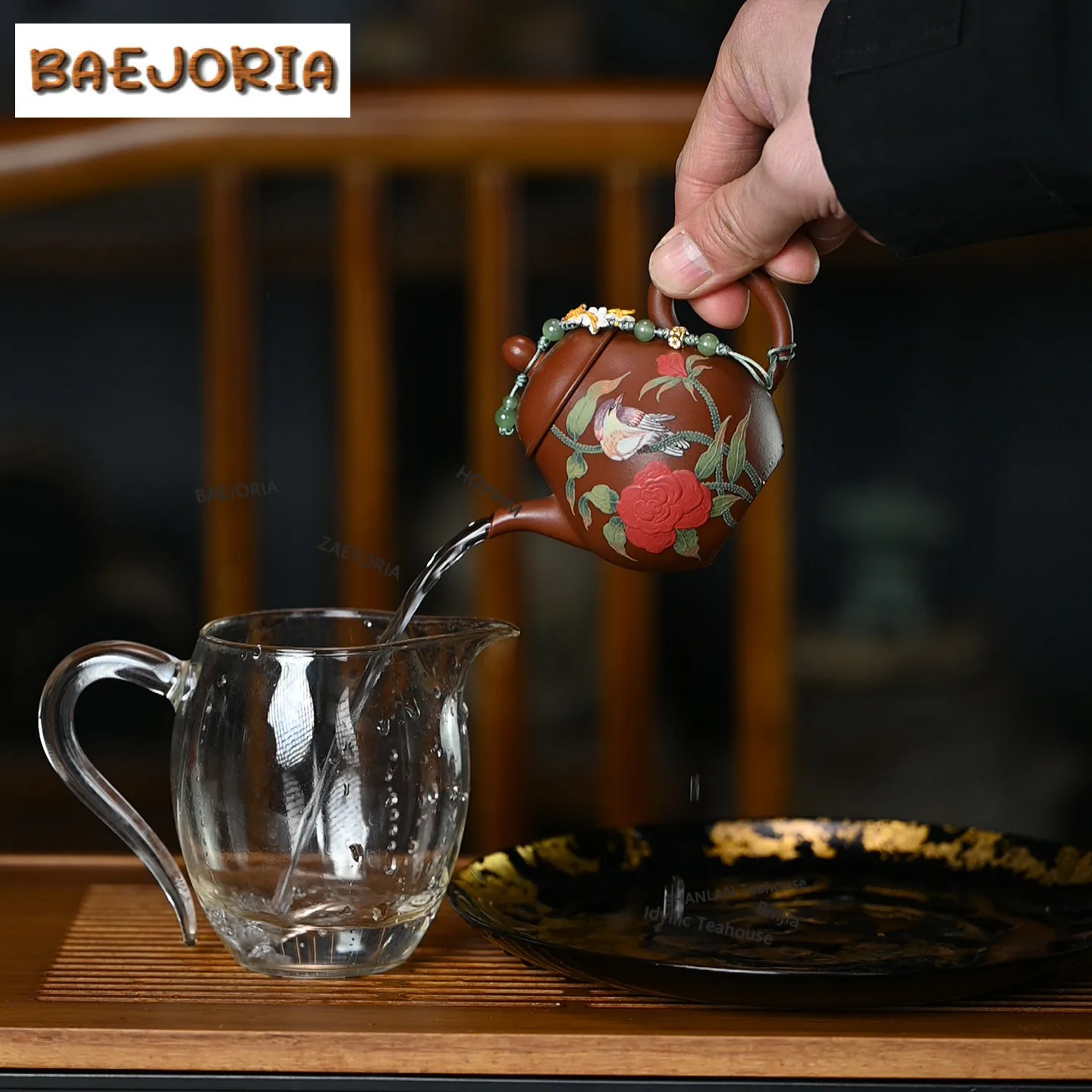 150ml Aesthetic Yixing Purple Clay Teapots Handmade Magpie Pot Raw Ore Zhu Mud Kettle Chinese Zisha Tea Set Cha Collection Gifts