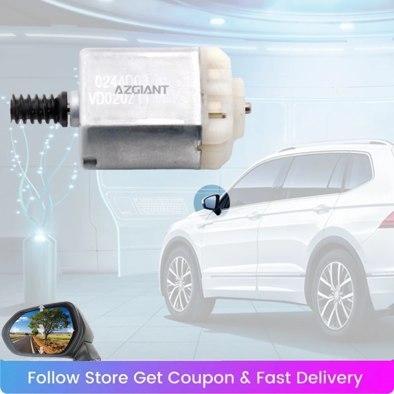 

AZGIANT Car Side Rearview Mirror Adjust Actuator Repair Inner Motor for VW Tiguan II Original Parts Replace DIY Safe Driving