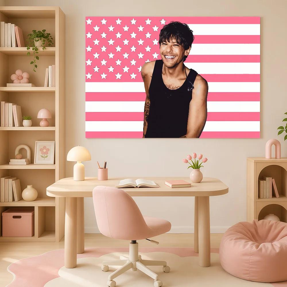 Singer L-Louis T-Tomlinson flag Decorative Banners Suitable For Outdoor Family Parties And Garden Walls Gift