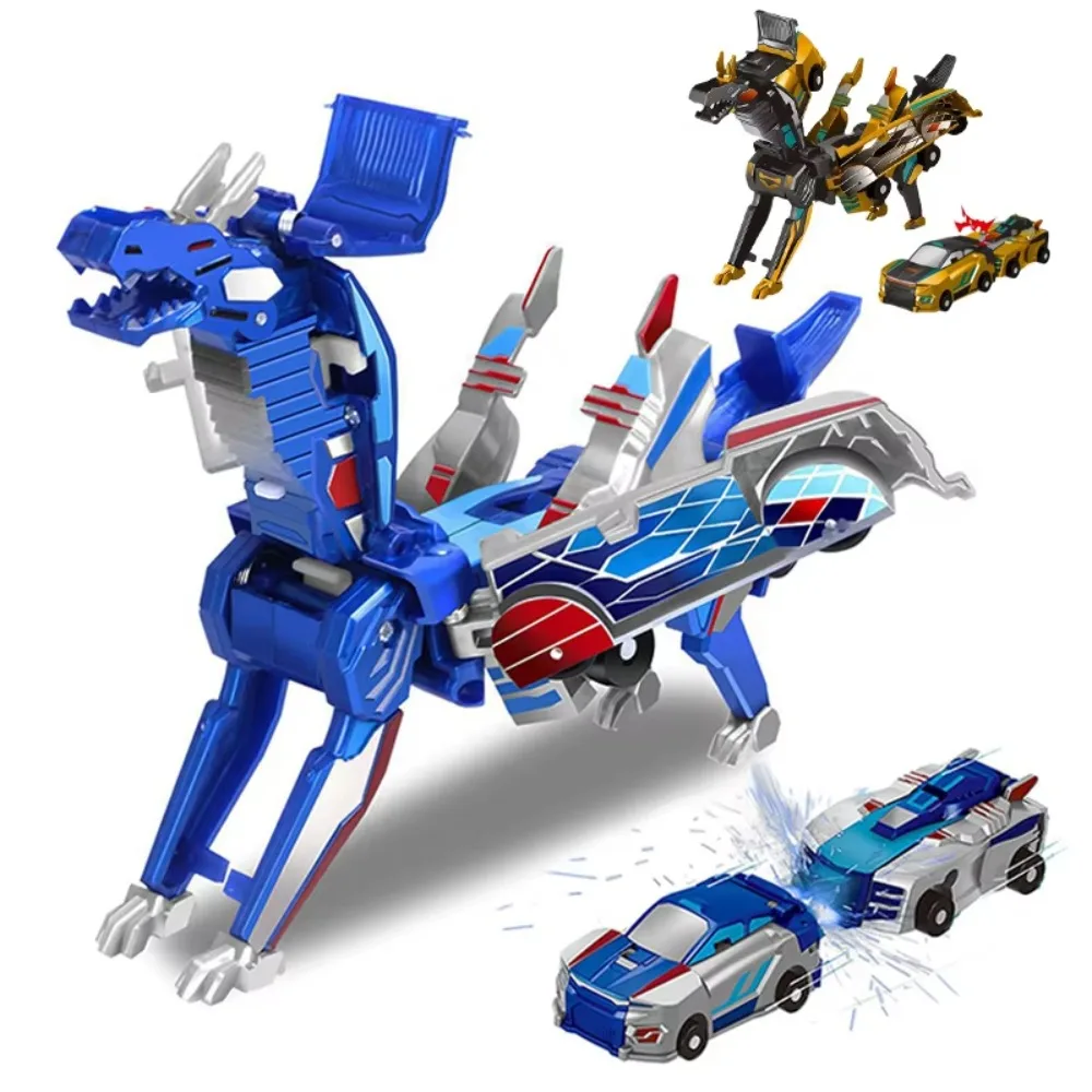 Ultimate Unicorn Car Robot Deformation Toy Collision Automatic Deformation Inertia Sliding Car Model Toy Gift