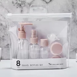 Travel Refillable Bottle Set Spray Lotion Shampoo Shower Gel Tube Bottling Cosmetic Empty Liquid Container Portable Tool