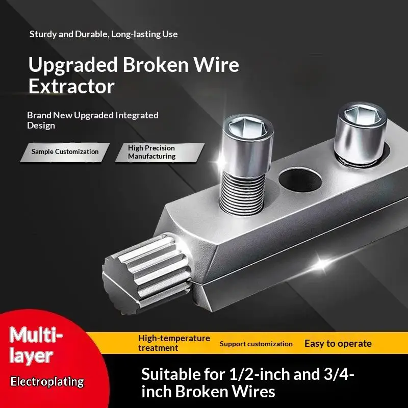 Adjustable Broken Screw Extractor For Faucet Angle Valve Universal 1 2 3 4 Inch Fit For Home Plumbing Pipe Repair Work