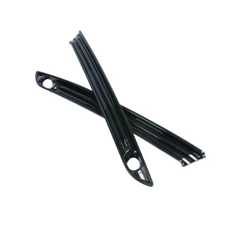 

For Popular 2017 2018 2019 2020 2021 2PCS Mazda CX5 CX-5 Carbon Fiber Front Bumper Fog Light Lamp Trim Sticker Frame C