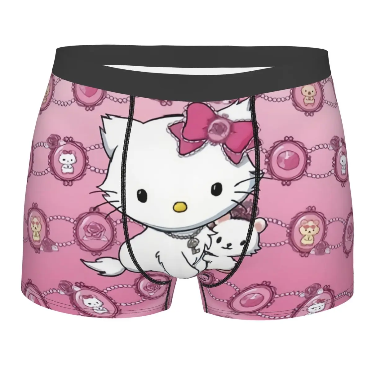 

Customized Charmmy Kitty Cartoon Underwear Men Printed Boxer Shorts Panties Briefs Breathable Underpants
