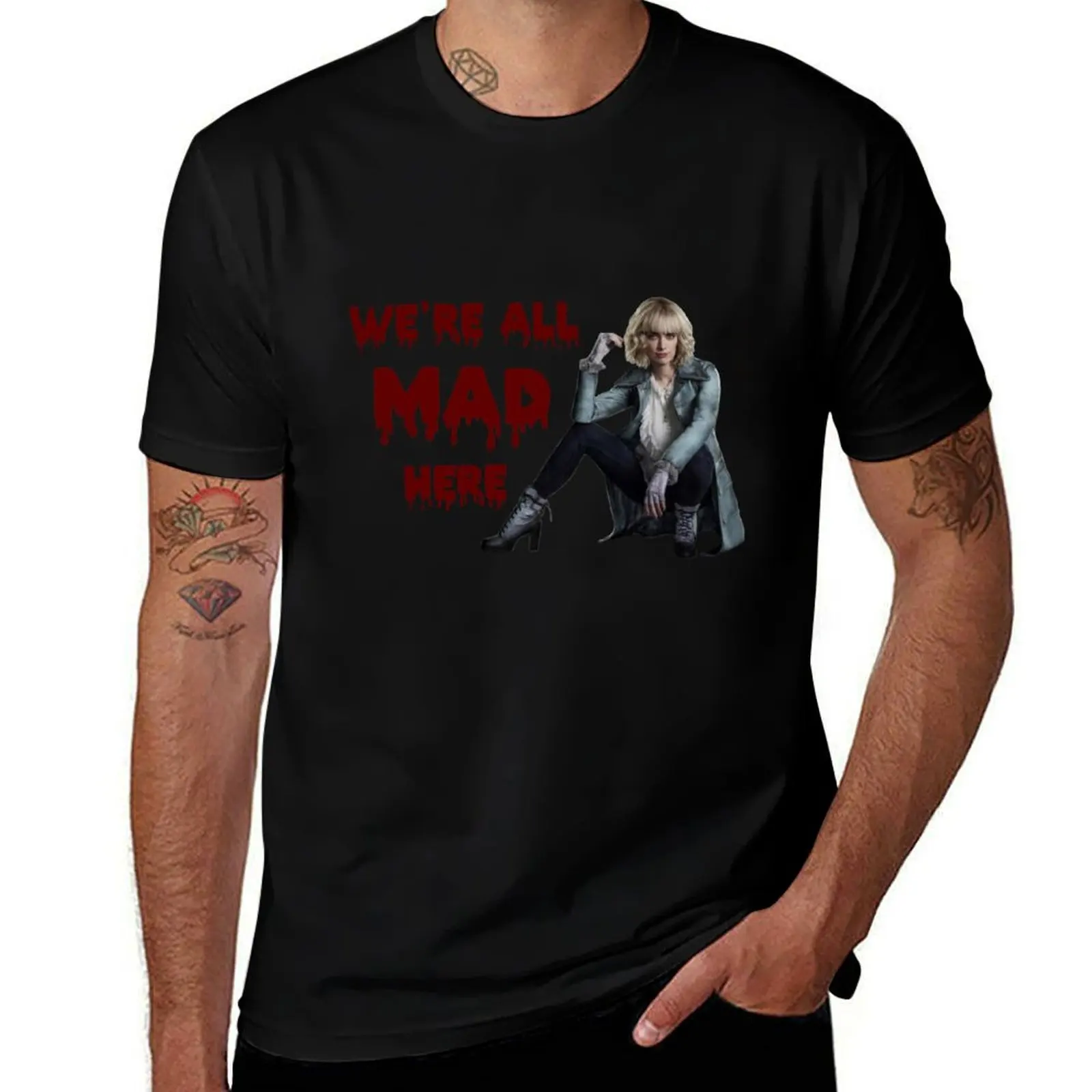 

We’re all Mad here T-Shirt Breathable Workout Short Sleeve Top