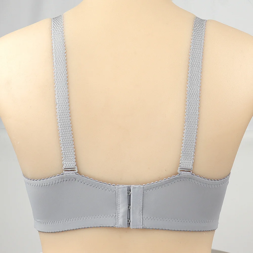 Soutien-gorge à armatures fines pour femmes d'âge moyen, sous-vêtements bustier grande taille, soutien-gorge féminin, haut rassemblement pour maman