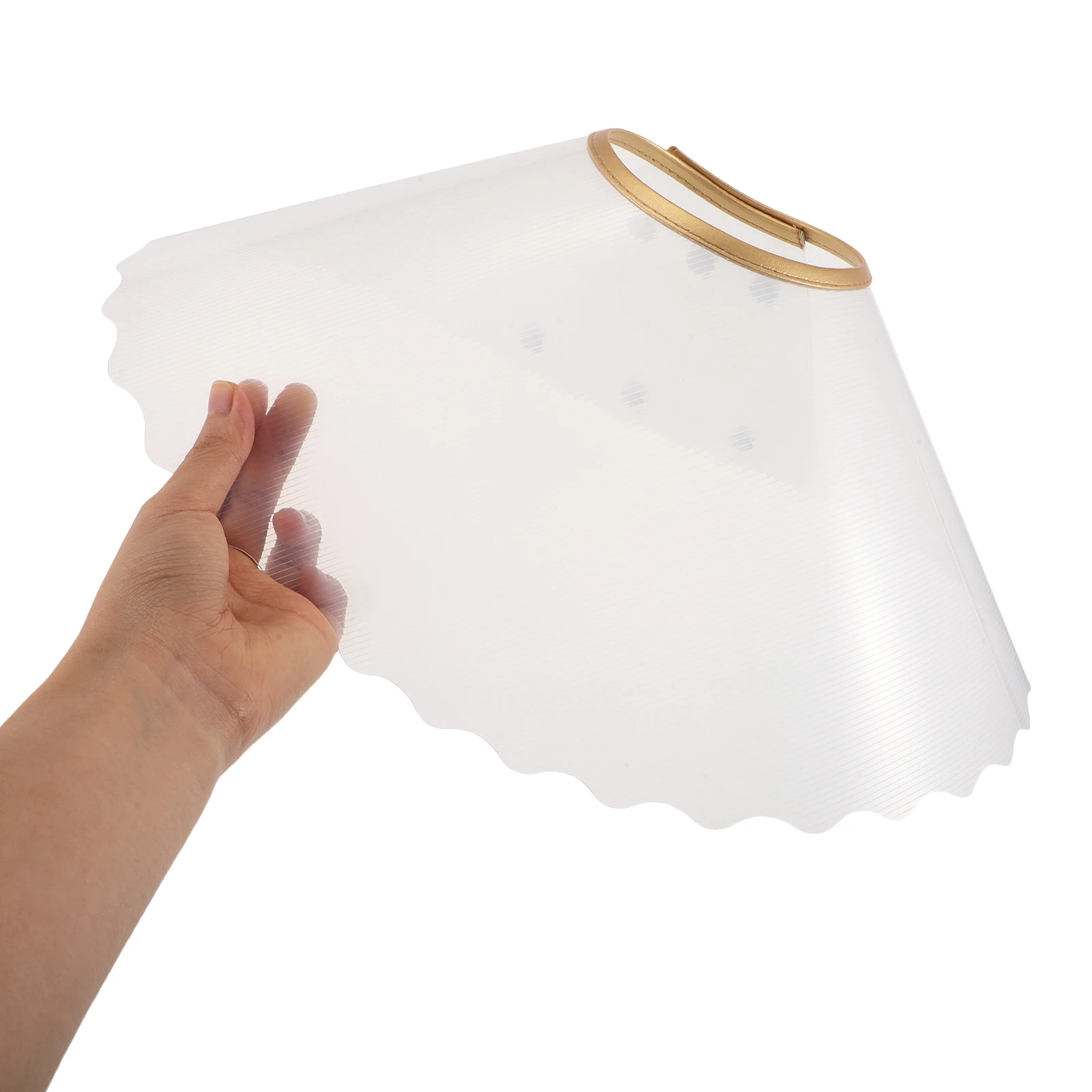 

Cat Elizabethan Collar Soft Transparent Design Recovery Collar for Pets Postoperative Care Adjustable Fit Dog Protective Cone