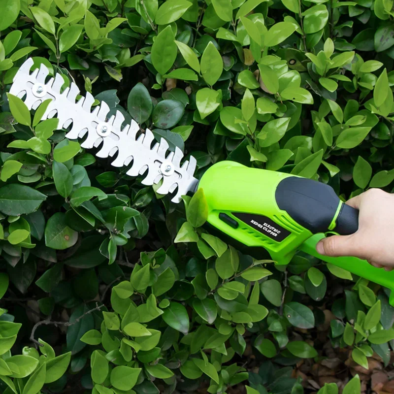 21V Electric Fence Scissor Handheld Wireless Charging Lawn Trimming Lithium Battery Scissors Green Belt Horticultural Scissors