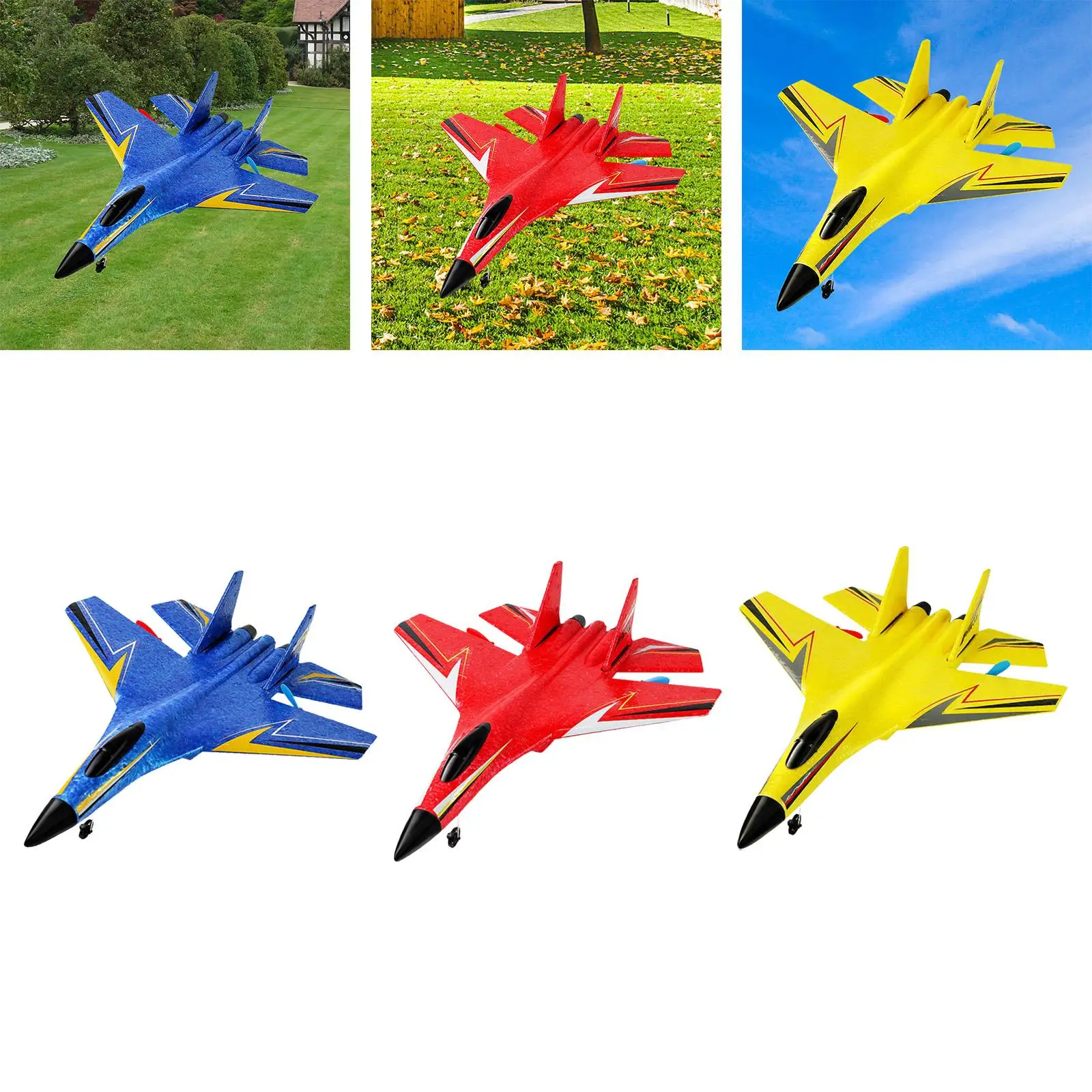 RC Plane, Fighter RC Fixed Wing Plane for Boys Girls Beginners Kids Adults