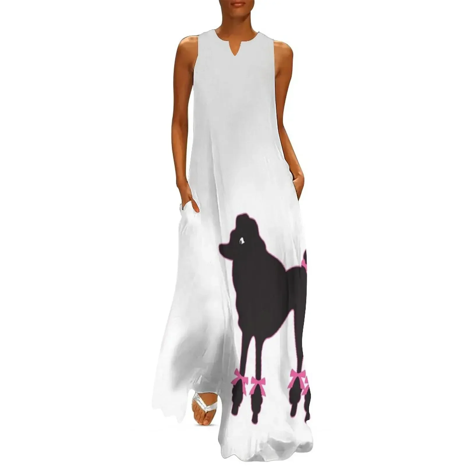 

Poodle Skirt 1950s Sock Hop Costume Record Hop Dance Long Dress Women's summer long dress Dress