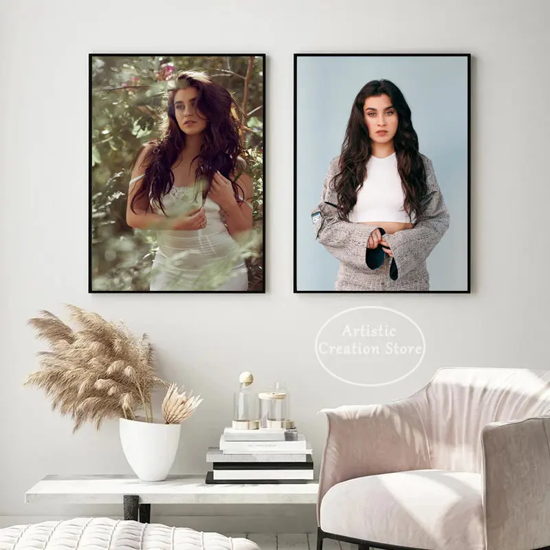 Fifth Harmony Popular Music Star Lauren Jauregui Canvas Poster for Room Living Wall Art Decor Home Decoration Picture Posters