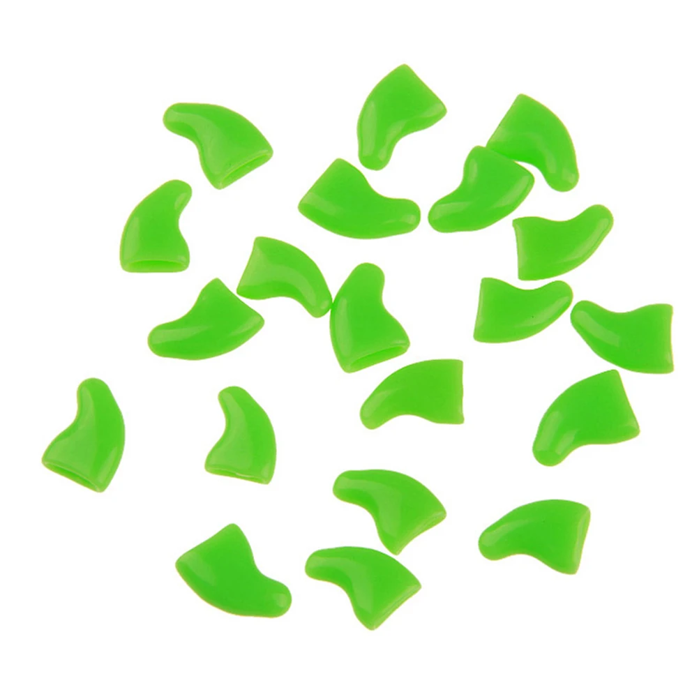 

100pcs Pet Lovely Pet Paw Claw Control Nail Protector for Cat and Dog Size S (Assorted Color)