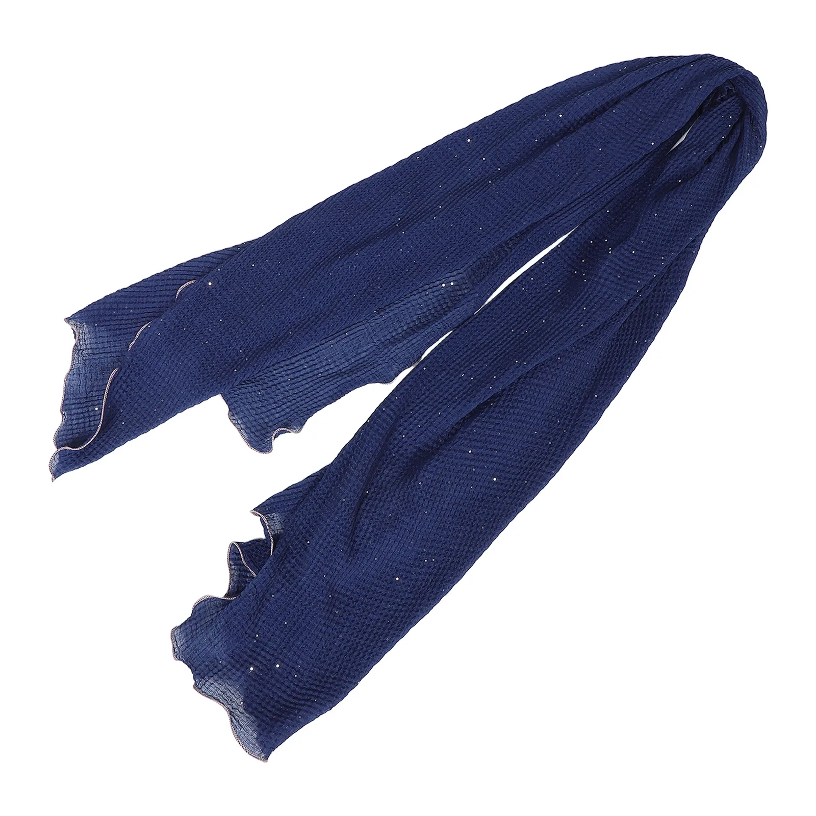 

Honeycomb Crinkle Scarf Women Headb Turban Beach Party Hair Protection Ruffled Edge Fashion Halloween B Everyday Use