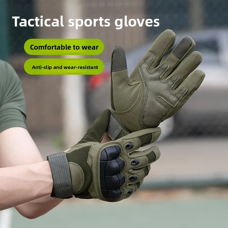 

Tactical Gloves Men's ZS002 Cross-border Outdoor Non-slip Protection Wear-resistant Half-finger Riding Combat Gloves