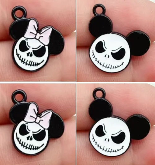 

10 pcs Halloween Charms Pendants Jewelry Making Necklaces Earrings Braceltes DIY