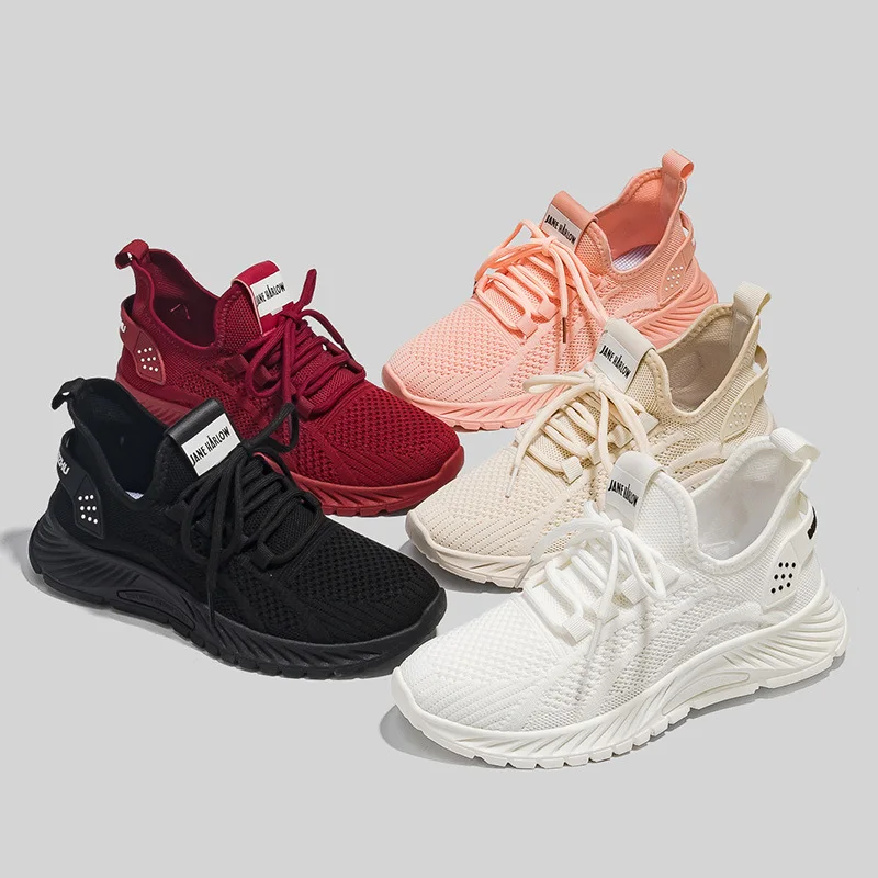 2023 메쉬 통기성 스포츠 신발, 편안한 다목적 얇은 야외 러닝 플랫 슈즈, 여름 신상 패션