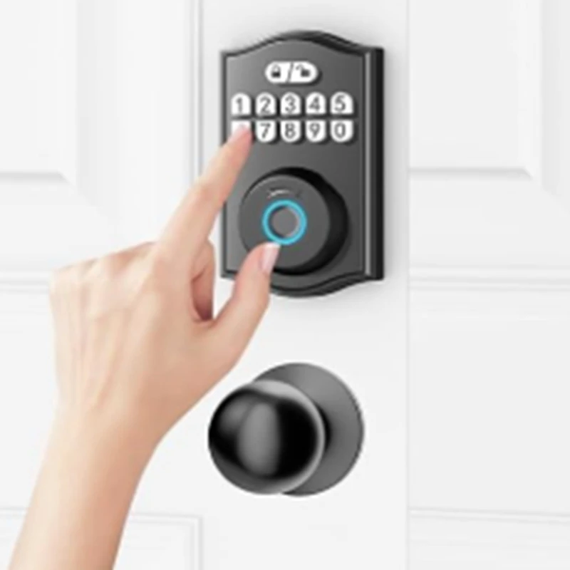 Fingerprint Door Lock With APP Control/Fingerprint/Password/Key, Smart Deadbolt Lock With Automatic Lock