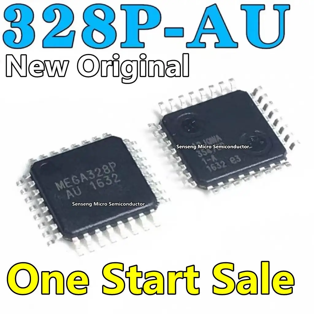 1PCS New original imported ATMEGA328P-AU 328PB 168-20AU PA PB PV-10AUR  8-bit AVR 32K flash memory  TQFP32