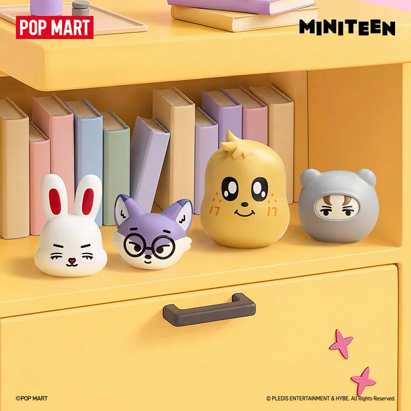In Stock Popmart Miniteen Healing Moments Series Figure Collection Model Deak Decoration Toy