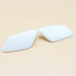 Car Styling Front Headlight Washer Nozzle Jet Cover Cap Pearl White painted 8264A311WB 8264A312WB for Mitsubishi Outlander 16-18