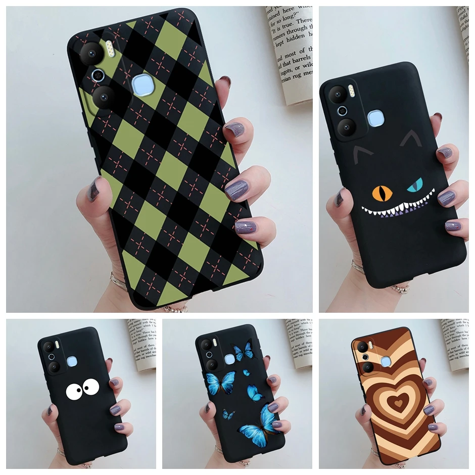 For Infinix Hot 20 Play Case Cover Silicone Cute Cartoon Painted Shell for Infinix Hot 20 Play X6825 Phone Cases Soft TPU Bumper